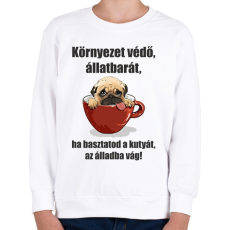 PRINTFASHION allatbarat-001 - Gyerek pulóver - Fehér