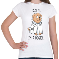 PRINTFASHION Állatorvos - Női póló - Fehér