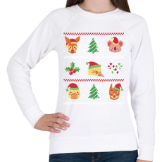 PRINTFASHION Állatos csúnya pulcsi - Női pulóver - Fehér