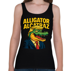 PRINTFASHION Alligator Alcatraz - Női atléta - Fekete