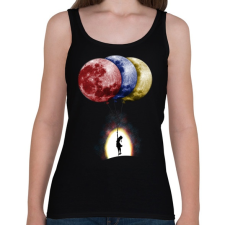 PRINTFASHION Álmodozók - Női atléta - Fekete női trikó