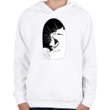 PRINTFASHION Álmoscic - Gyerek kapucnis pulóver - Fehér gyerek pulóver, kardigán