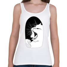 PRINTFASHION Álmoscic - Női atléta - Fehér női trikó