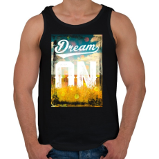 PRINTFASHION Álom - Férfi atléta - Fekete