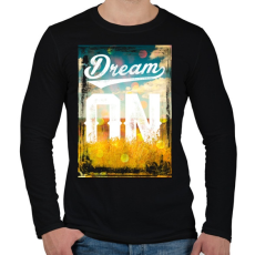 PRINTFASHION Álom - Férfi hosszú ujjú póló - Fekete