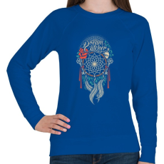 PRINTFASHION Álomcsapda - Női pulóver - Királykék