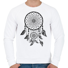 PRINTFASHION Álomfogó - Férfi pulóver - Fehér férfi pulóver, kardigán