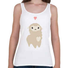 PRINTFASHION Alpaca - Női atléta - Fehér