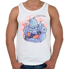 PRINTFASHION Alphonse and cats - Férfi atléta - Fehér