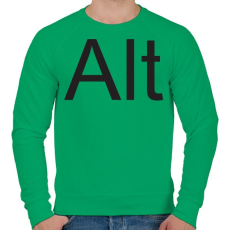 PRINTFASHION Alt - Férfi pulóver - Zöld