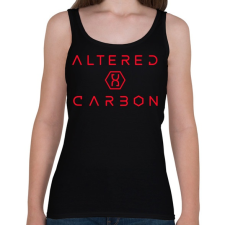 PRINTFASHION Altered Carbon logo - Női atléta - Fekete női trikó