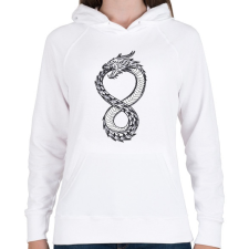 PRINTFASHION Altered Carbon - Női kapucnis pulóver - Fehér női pulóver, kardigán