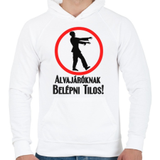 PRINTFASHION alvajáróknak... - Férfi kapucnis pulóver - Fehér férfi pulóver, kardigán