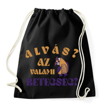 PRINTFASHION Alvás? - Sportzsák, Tornazsák - Fekete tornazsák