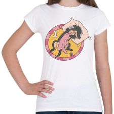 PRINTFASHION Alvó tacskó - Női póló - Fehér női póló