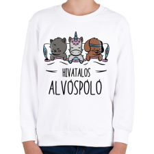 PRINTFASHION Alvóspóló - hivatalos - Gyerek pulóver - Fehér gyerek pulóver, kardigán
