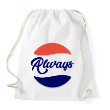 PRINTFASHION Always - Sportzsák, Tornazsák - Fehér tornazsák