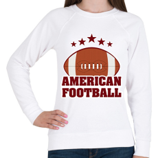 PRINTFASHION American football - Női pulóver - Fehér