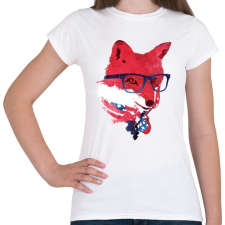 PRINTFASHION American fox - Női póló - Fehér női póló