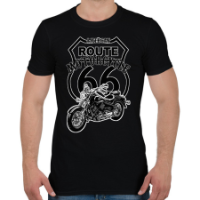 PRINTFASHION american motorcycle - Férfi póló - Fekete férfi póló