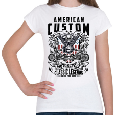 PRINTFASHION american motorcycle - Női póló - Fehér női póló