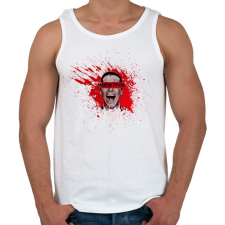 PRINTFASHION american psycho - Férfi atléta - Fehér atléta, trikó