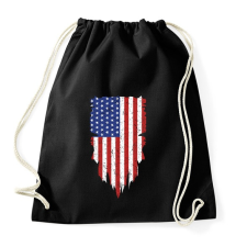PRINTFASHION American - Sportzsák, Tornazsák - Fekete tornazsák