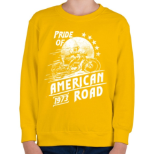 PRINTFASHION Amerika büszkesége - Gyerek pulóver - Sárga gyerek pulóver, kardigán