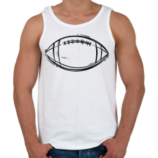 PRINTFASHION Amerikai foci labda - Férfi atléta - Fehér atléta, trikó