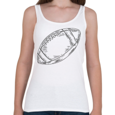 PRINTFASHION Amerikai focilabda - Női atléta - Fehér