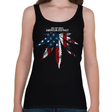 PRINTFASHION Amerikai kivonat - Női atléta - Fekete