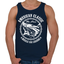 PRINTFASHION Amerikai klasszikus - Férfi atléta - Sötétkék atléta, trikó