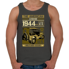 PRINTFASHION Amerikai legenda - Férfi atléta - Sötétszürke atléta, trikó