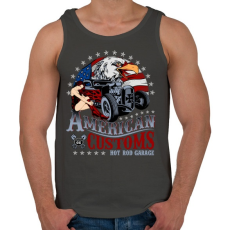 PRINTFASHION Amerikai szokás - Férfi atléta - Sötétszürke