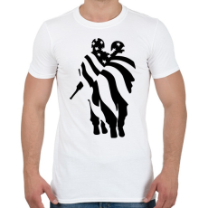 PRINTFASHION Amerikai zászló - Férfi póló - Fehér