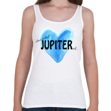 PRINTFASHION Amit szabad Jupiternek... - Női atléta - Fehér női trikó