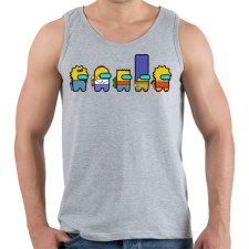 PRINTFASHION Among Simpsons - Férfi atléta - Sport szürke atléta, trikó