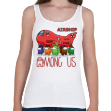 PRINTFASHION Among us - Airship among us - Női atléta - Fehér