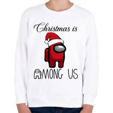 PRINTFASHION Among Us Christmas - Gyerek pulóver - Fehér gyerek pulóver, kardigán