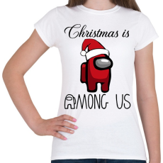 PRINTFASHION Among Us Christmas - Női póló - Fehér