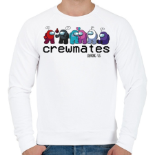 PRINTFASHION Among us Crewmates among us - Férfi pulóver - Fehér férfi pulóver, kardigán