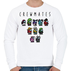 PRINTFASHION Among us - crewmates bonus - Férfi pulóver - Fehér