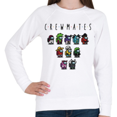 PRINTFASHION Among us - crewmates bonus - Női pulóver - Fehér