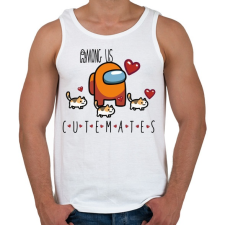 PRINTFASHION Among us crewmates - cute mates - Férfi atléta - Fehér atléta, trikó