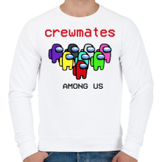 PRINTFASHION Among us crewmates - Férfi pulóver - Fehér