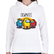 PRINTFASHION Among us - crewmates. - Női kapucnis pulóver - Fehér