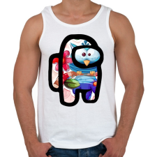 PRINTFASHION Among Us - Cuki Bagoly - Férfi atléta - Fehér atléta, trikó