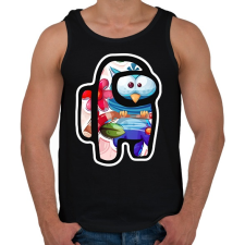 PRINTFASHION Among Us - Cuki Bagoly - Férfi atléta - Fekete atléta, trikó
