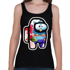 PRINTFASHION Among Us - Cuki Bagoly - Női atléta - Fekete