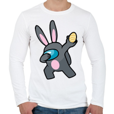 PRINTFASHION Among us dab - Férfi hosszú ujjú póló - Fehér férfi póló